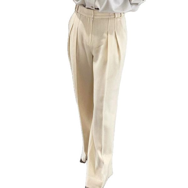 women's pants & capris 2021 ruched high waist streetwear thin temperament women suit trousers autumn pinch pleated wide leg loose moppi, Black;white
women's pants & capris 2021 ruched high waist streetwear thin temperament women suit trousers autumn pinch pleated wide leg loose moppi, Black;white