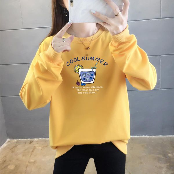 women's sweater spring and autumn thin bottom loose large 2021 long sleeve student print tie dye coat women, Black
women's sweater spring and autumn thin bottom loose large 2021 long sleeve student print tie dye coat women, Black