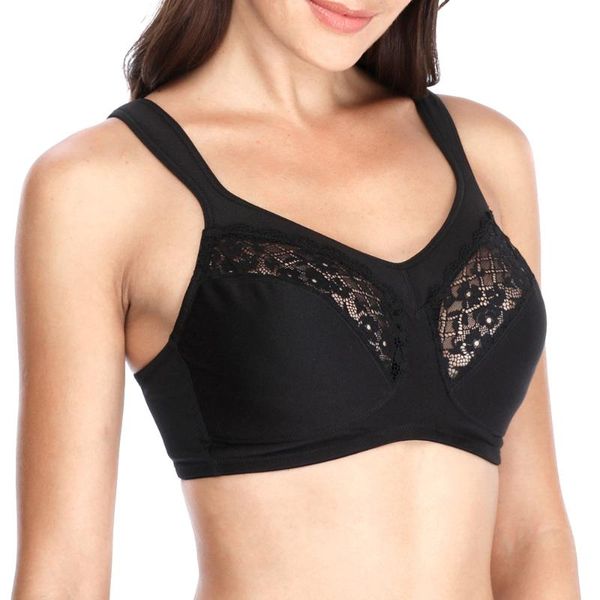 bras solid big chest bra for women unlined wire lingerie plus size 34-44 full cup bralette ladies underwear top, Red;black
bras solid big chest bra for women unlined wire lingerie plus size 34-44 full cup bralette ladies underwear top, Red;black