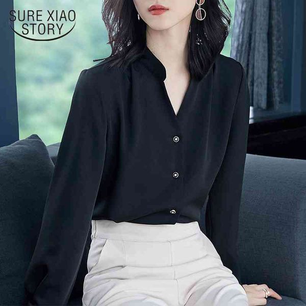 autumn fashion style chiffon women blouse shirt v collar shirt women's long sleeve office lady blouses solid 1091 40 210528, White
autumn fashion style chiffon women blouse shirt v collar shirt women's long sleeve office lady blouses solid 1091 40 210528, White