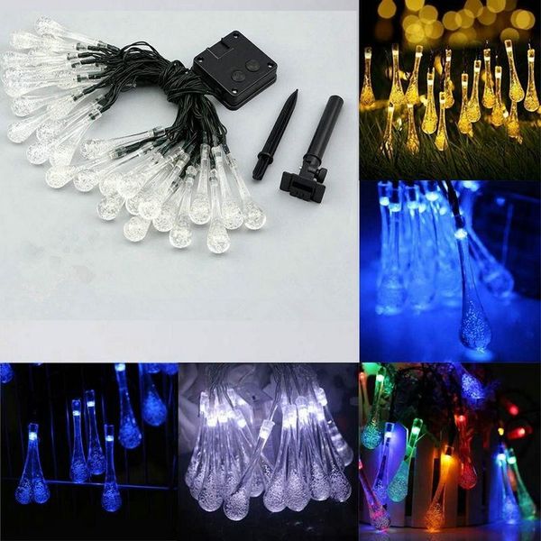 strings 6m solar powered led string light 30leds crystal water drop bubble fairy strand lamp f/christmas wedding garden bar party decor
strings 6m solar powered led string light 30leds crystal water drop bubble fairy strand lamp f/christmas wedding garden bar party decor