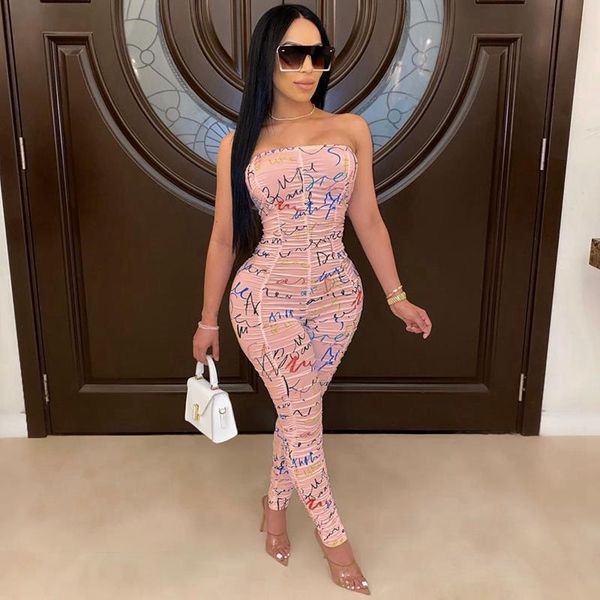 bodycon bandage overalls summer party women rompers club letter print long pants sexy, Black;white
bodycon bandage overalls summer party women rompers club letter print long pants sexy, Black;white