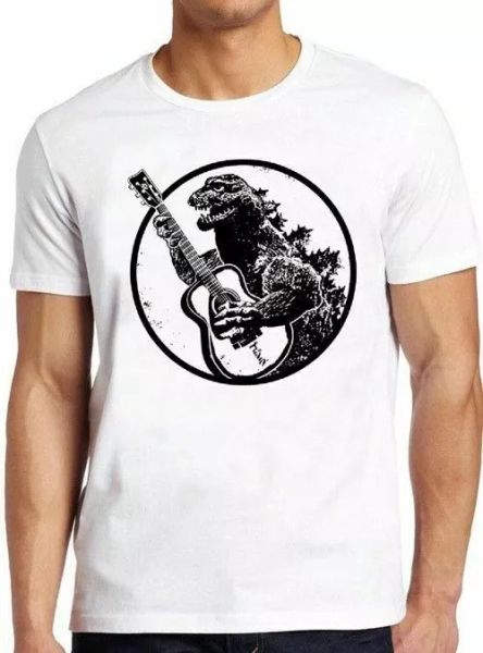 godzilla playing guitar rock acoustic bass retro vintage cool tee t shirt 4013, White;black
godzilla playing guitar rock acoustic bass retro vintage cool tee t shirt 4013, White;black