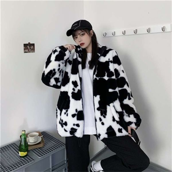 korean winter fashion coat harajuku cows printing loose full sleeve leather jacket vintage flannel keep warm cotton clothes 210928, Black;brown
korean winter fashion coat harajuku cows printing loose full sleeve leather jacket vintage flannel keep warm cotton clothes 210928, Black;brown