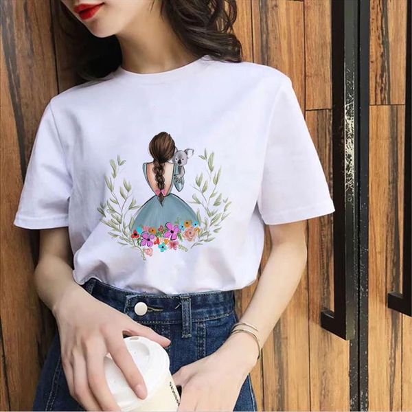 fashion graphic print harajuku women tee 90s style summer casual short sleeve shirt plus size, White
fashion graphic print harajuku women tee 90s style summer casual short sleeve shirt plus size, White