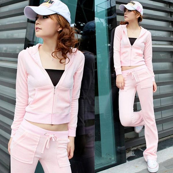women's two piece pants ladies track suit korean autumn and winter sweater cotton velvet sports leisure two-piece youth version zipper, White
women's two piece pants ladies track suit korean autumn and winter sweater cotton velvet sports leisure two-piece youth version zipper, White