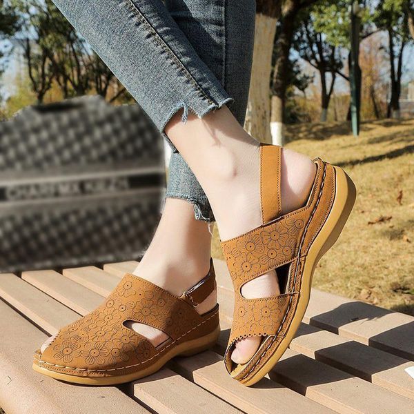 women summer hook loops sandals 2021 woman comfortable wedge ladies sewing open toe footwear female beach shoes plus size, Black
women summer hook loops sandals 2021 woman comfortable wedge ladies sewing open toe footwear female beach shoes plus size, Black