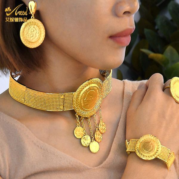 earrings & necklace jewelry sets ethiopian luxury coin big bracelets rings dubai gold women wedding vintage jewellery nigerian set, Silver
earrings & necklace jewelry sets ethiopian luxury coin big bracelets rings dubai gold women wedding vintage jewellery nigerian set, Silver