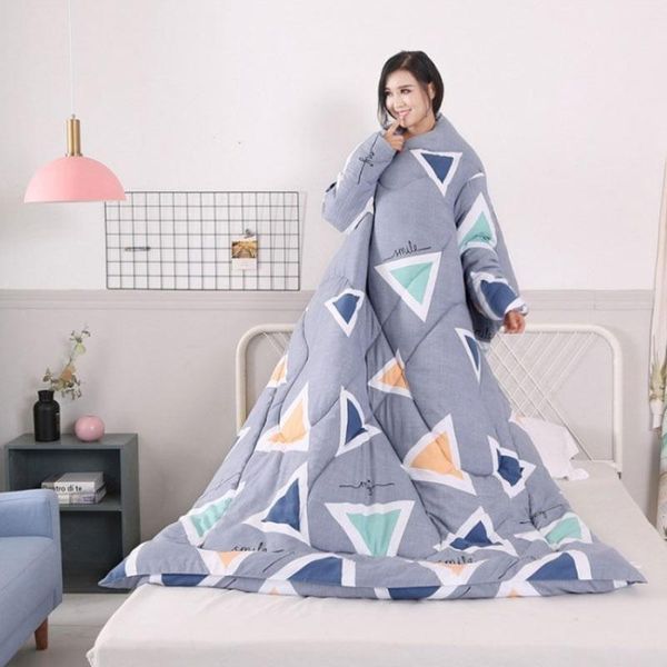 lazy sleeping quilt blanket with sleeves thick warm winter home bedding p7ding comforters & sets
lazy sleeping quilt blanket with sleeves thick warm winter home bedding p7ding comforters & sets
