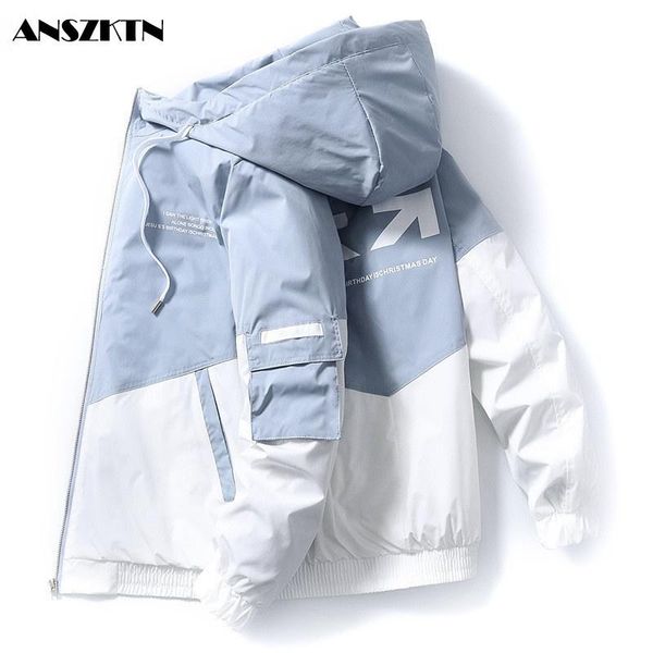 men's jackets anszktn fashion brand men printing jacket spring autumn high street hooded outerwear trendy casual coat male, Black;brown
men's jackets anszktn fashion brand men printing jacket spring autumn high street hooded outerwear trendy casual coat male, Black;brown