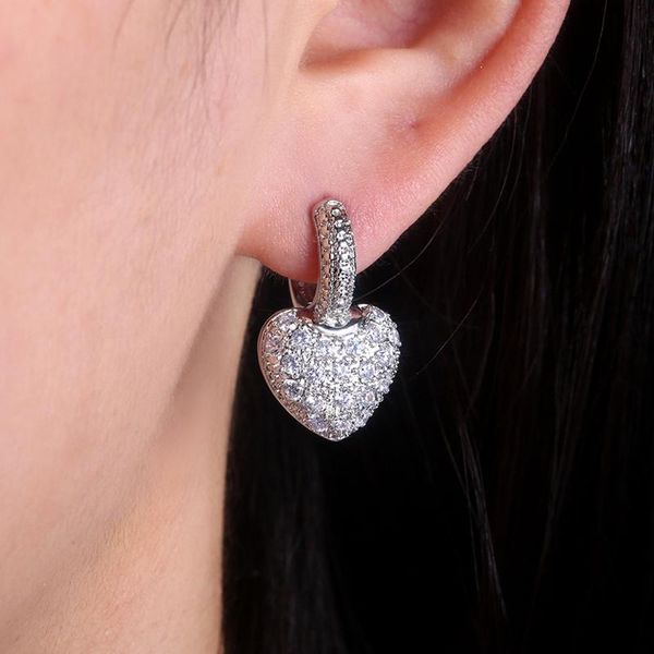 gorgeous jewelry set heart shape created white sapphire woman's wedding silver pendant earrings party hoop & huggie, Golden;silver
gorgeous jewelry set heart shape created white sapphire woman's wedding silver pendant earrings party hoop & huggie, Golden;silver