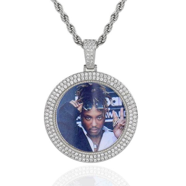 pendant necklaces hip hop po memory frame double row diamond solid pendant personalized fashion diy necklace, Silver
pendant necklaces hip hop po memory frame double row diamond solid pendant personalized fashion diy necklace, Silver