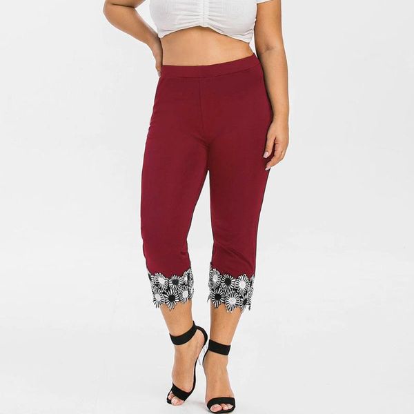 women's leggings fashion women cropped trousers casual elastic bandage waist clothes high waisted applique summer fitness, Black
women's leggings fashion women cropped trousers casual elastic bandage waist clothes high waisted applique summer fitness, Black