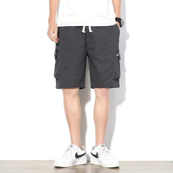 men's shorts 2021 plus size 5xl solid color loose male fitness jogging sportswear men summer casual personality overalls, White;black
men's shorts 2021 plus size 5xl solid color loose male fitness jogging sportswear men summer casual personality overalls, White;black
