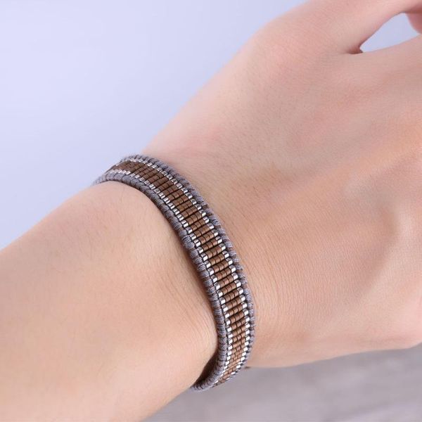 charm bracelets kelitch miyuki beaded handmade gift for women leather wrap bangles jewelry friends plaque or bijou regenboog, Golden;silver
charm bracelets kelitch miyuki beaded handmade gift for women leather wrap bangles jewelry friends plaque or bijou regenboog, Golden;silver
