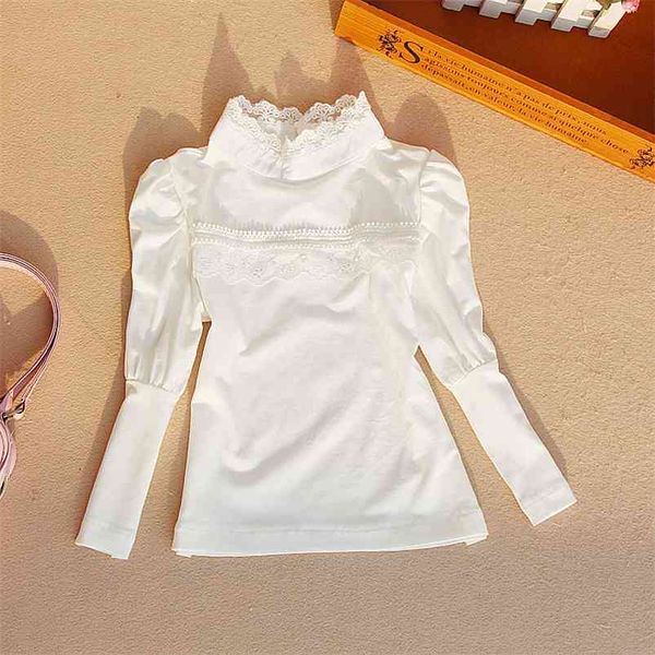 arrival long sleeve t-shirt girls cotton pure white bottom tshirt for birthday girl teenagers lace fashion clothes kids 210622, Blue
arrival long sleeve t-shirt girls cotton pure white bottom tshirt for birthday girl teenagers lace fashion clothes kids 210622, Blue