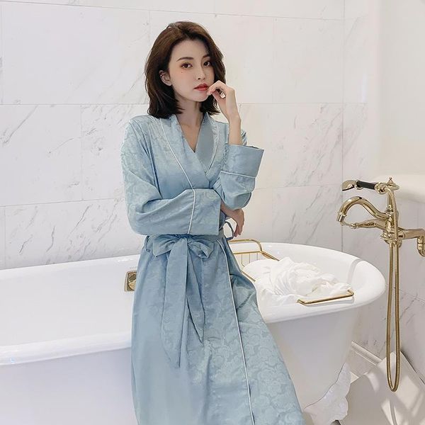 women's sleepwear womens summer satin robe loose solid kimono gown faux silk casual print striped bathrobe intimate lingerie, Black;red
women's sleepwear womens summer satin robe loose solid kimono gown faux silk casual print striped bathrobe intimate lingerie, Black;red