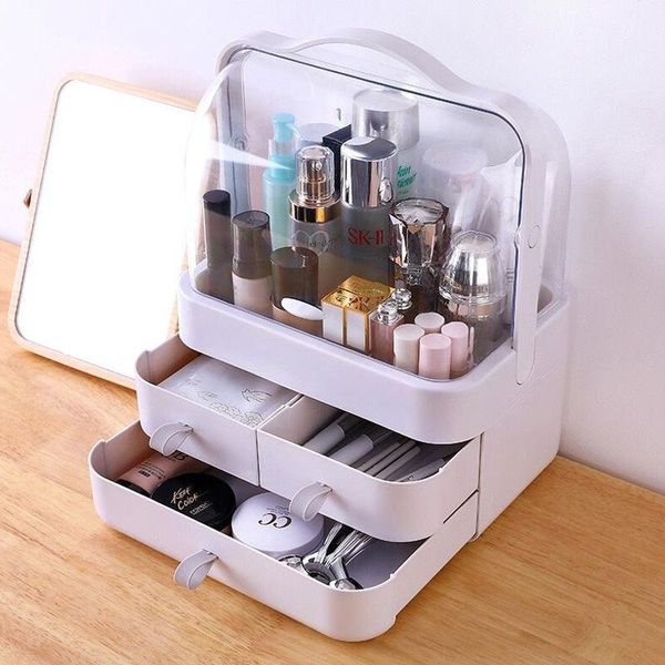 1pc creative deskorganizer transparent cosmetic storage box protable makeup drawer plastic travel organizers boxes & bins
1pc creative deskorganizer transparent cosmetic storage box protable makeup drawer plastic travel organizers boxes & bins