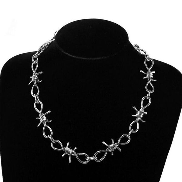 sliver color necklaces handmade chain thorns spur necklace heavy duty padlock choker daily party jewelry link chains, Silver
sliver color necklaces handmade chain thorns spur necklace heavy duty padlock choker daily party jewelry link chains, Silver