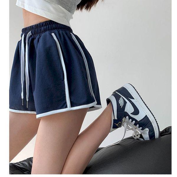 running shorts women classic side striped sandy beach sports slim loose wide-leg pants casual yoga fitness trend cozy, Black;blue
running shorts women classic side striped sandy beach sports slim loose wide-leg pants casual yoga fitness trend cozy, Black;blue