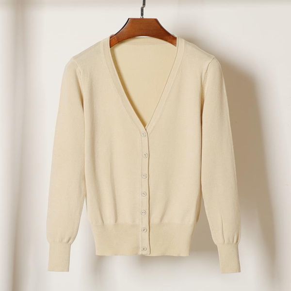 women's knits & tees 20 color cardigan sweater female autumn dress 2021 spring winter jacket coat primer knitted, White
women's knits & tees 20 color cardigan sweater female autumn dress 2021 spring winter jacket coat primer knitted, White