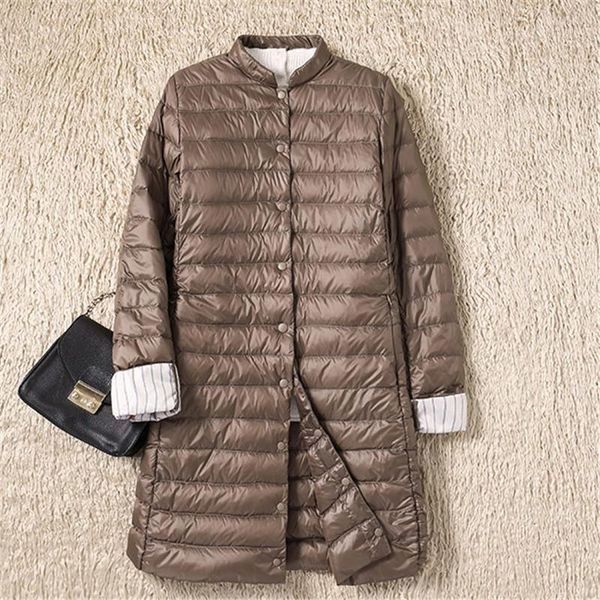 women's down & parkas plus size 2xl 2021 autumn winter women midi long coat slim ultra light white duck parka female lightweight jacket, Black
women's down & parkas plus size 2xl 2021 autumn winter women midi long coat slim ultra light white duck parka female lightweight jacket, Black
