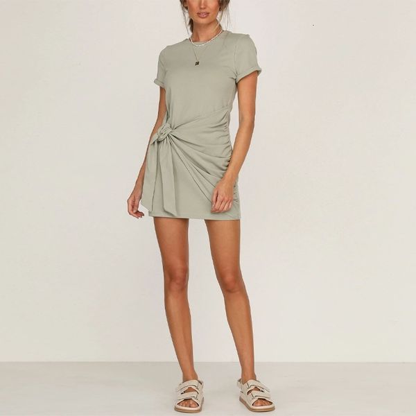 casual dresses women solid fashion mini o neck short sleeve high waist bandage elegant 2021 office lady basic summer leisure e3o0, Black;gray
casual dresses women solid fashion mini o neck short sleeve high waist bandage elegant 2021 office lady basic summer leisure e3o0, Black;gray