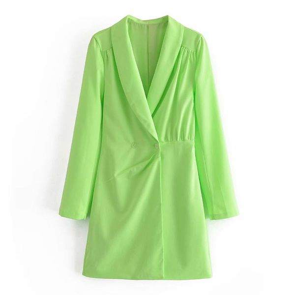 casual dresses 2021 women fashion solid slim waist double breasted mini blazer style dress long sleeve notched neck vintage female, Black;gray
casual dresses 2021 women fashion solid slim waist double breasted mini blazer style dress long sleeve notched neck vintage female, Black;gray
