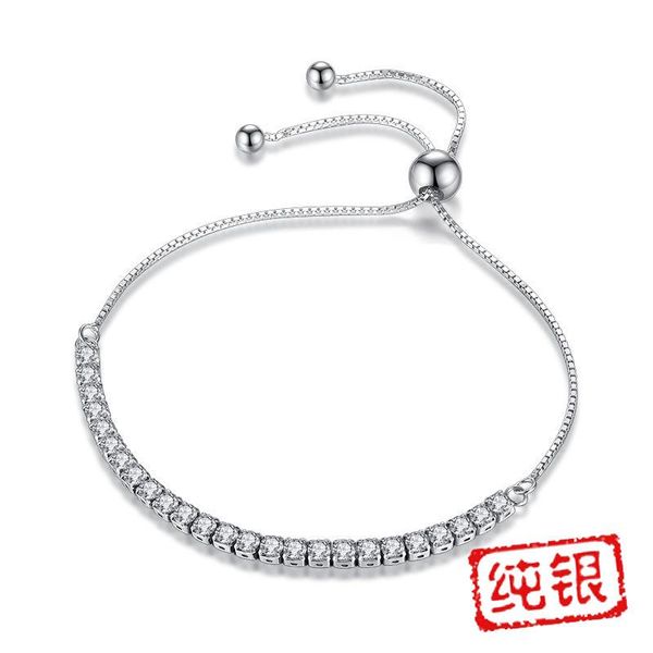 sterling silver bracelet jewelry for women wholesale hand elegant tennis zircon crystal luxury beaded, strands, Black
sterling silver bracelet jewelry for women wholesale hand elegant tennis zircon crystal luxury beaded, strands, Black