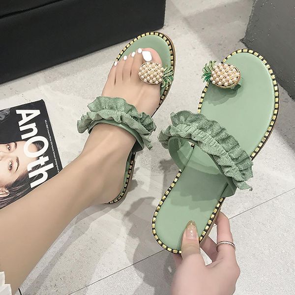 fashion summer women cute pineapple flat sandals toe flip flops casual slippers gezondheids sandalen 2021, Black
fashion summer women cute pineapple flat sandals toe flip flops casual slippers gezondheids sandalen 2021, Black