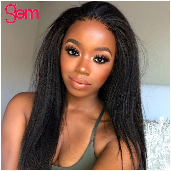 lace wigs kinky straight wig glueless brazilian front human hair for women gem pre plucked hd transparent frontal, Black;brown
lace wigs kinky straight wig glueless brazilian front human hair for women gem pre plucked hd transparent frontal, Black;brown