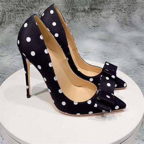 dress shoes tikicup polka dot women black satin stiletto high heels with bowknot chic ladies designer pointed toe silk pumps 57cn
dress shoes tikicup polka dot women black satin stiletto high heels with bowknot chic ladies designer pointed toe silk pumps 57cn