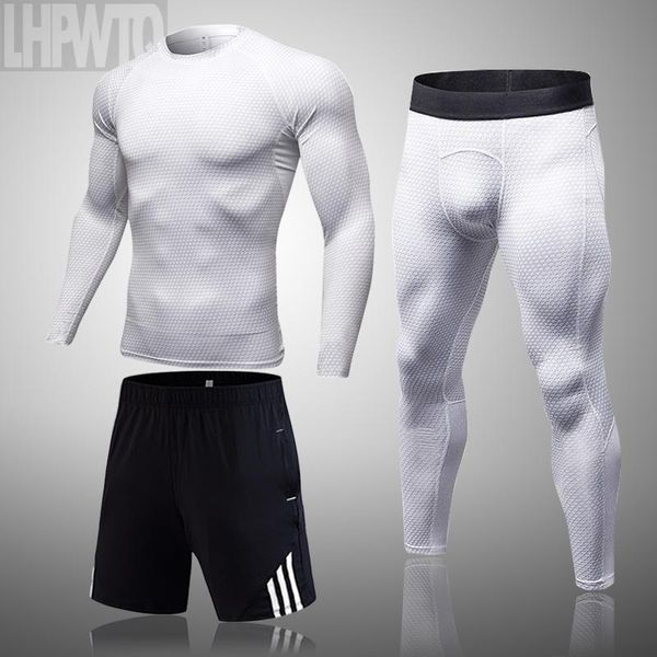 men's tracksuits 3-piece /set of sportswear, gymnastics, running tights, compression pants for weightlifting + fitness tights, Gray
men's tracksuits 3-piece /set of sportswear, gymnastics, running tights, compression pants for weightlifting + fitness tights, Gray