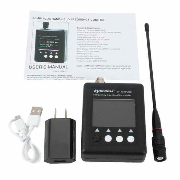 counters sf401-plus portable frequency counter handheld tester walkie talkie reader communication equipment
counters sf401-plus portable frequency counter handheld tester walkie talkie reader communication equipment