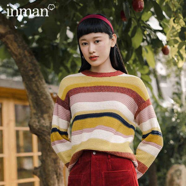 sweater autumn winter rib round neck colorful stripes slim energetic young fashionable sweater jdwb, White;black
sweater autumn winter rib round neck colorful stripes slim energetic young fashionable sweater jdwb, White;black