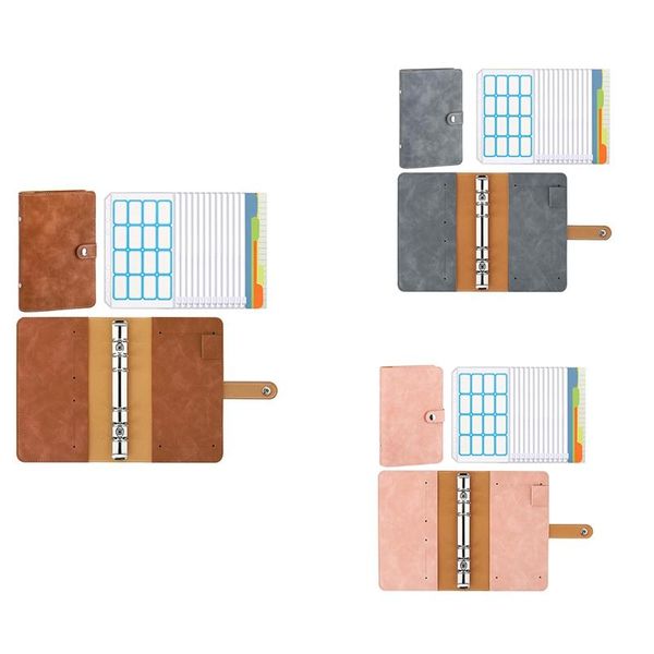 gift wrap a6 budget binder 6-ring pu leather loose-leaf notebook folde very suitable for home school or work use
gift wrap a6 budget binder 6-ring pu leather loose-leaf notebook folde very suitable for home school or work use