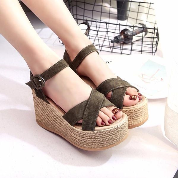 sandals summer buckle women's velvet flock fish mouth fashion high heel platform open toes women shoes 8dfv, Black
sandals summer buckle women's velvet flock fish mouth fashion high heel platform open toes women shoes 8dfv, Black