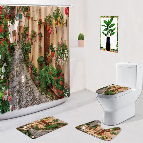 shower curtains european street view bathroom set curtain non-slip floor mat carpet toilet seat cover with hooks flowers bath
shower curtains european street view bathroom set curtain non-slip floor mat carpet toilet seat cover with hooks flowers bath