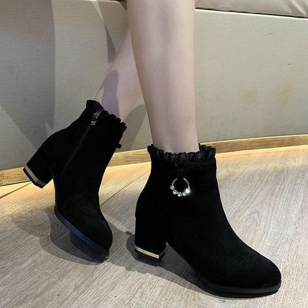boots women shoes 2021 winter warm comfort ankle pointed toe high heel black casual booties woman zapatos de mujer-156 
boots women shoes 2021 winter warm comfort ankle pointed toe high heel black casual booties woman zapatos de mujer-156