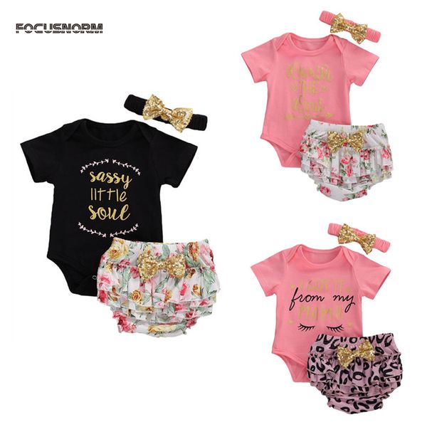0-24m newly summer baby girls boys clothes sets 3pcs letter floral print romper shorts headband, White
0-24m newly summer baby girls boys clothes sets 3pcs letter floral print romper shorts headband, White