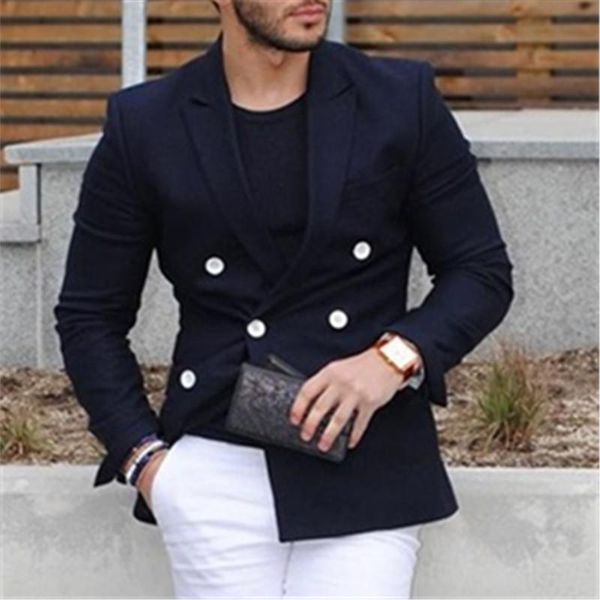 men's suits & blazers fashion navy double breated men suit formal wedding party latest coat pant designs blazer prom clothes for 2 piec, White;black
men's suits & blazers fashion navy double breated men suit formal wedding party latest coat pant designs blazer prom clothes for 2 piec, White;black