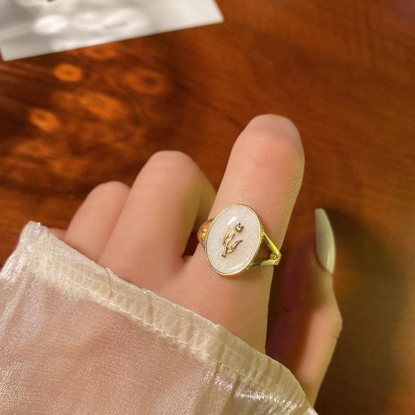 cluster rings bilandi open oval fashion jewelry geometric metal golden plating white enamel rose flower ladies finger for women, Golden;silver
cluster rings bilandi open oval fashion jewelry geometric metal golden plating white enamel rose flower ladies finger for women, Golden;silver