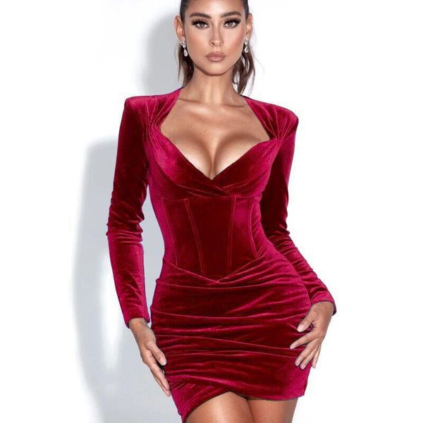fashion bodycon mini dress for women club outfits blue velvet pleated vestidos elegant 2021 casual dresses, Black;gray
fashion bodycon mini dress for women club outfits blue velvet pleated vestidos elegant 2021 casual dresses, Black;gray