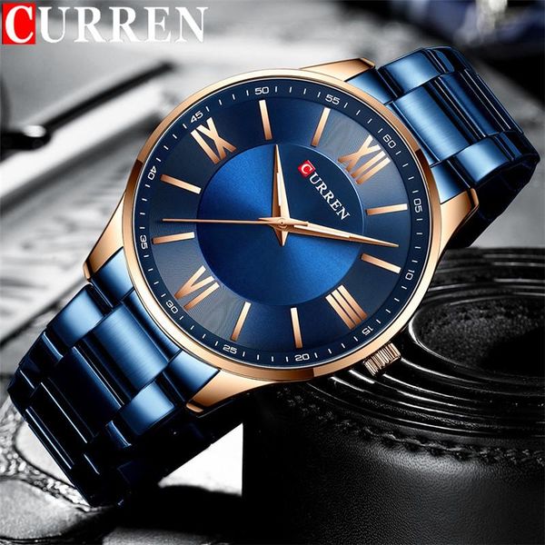 wristwatches curren sport men watch military army business waterproof male clock stainless steel quartz man wristwatch 8383, Slivery;brown
wristwatches curren sport men watch military army business waterproof male clock stainless steel quartz man wristwatch 8383, Slivery;brown