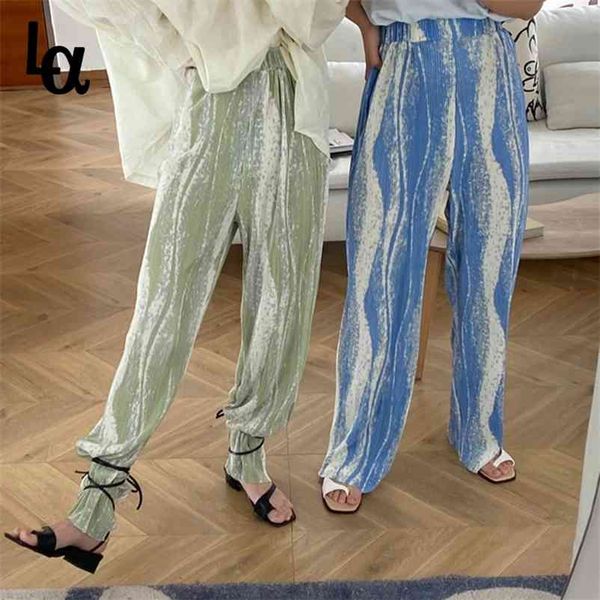 tie dye wide leg pants autumn summer trousers women elastic high waist loose ribbed korean streetwear fashion 210519, Black;white
tie dye wide leg pants autumn summer trousers women elastic high waist loose ribbed korean streetwear fashion 210519, Black;white