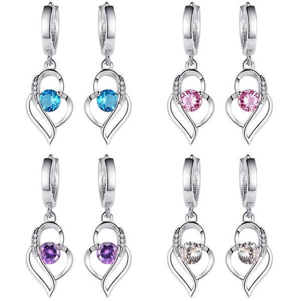 dangle & chandelier heart-shaped hollow large zircon earrings multicolor fashion elegant gorgeous jewelry, Silver
dangle & chandelier heart-shaped hollow large zircon earrings multicolor fashion elegant gorgeous jewelry, Silver
