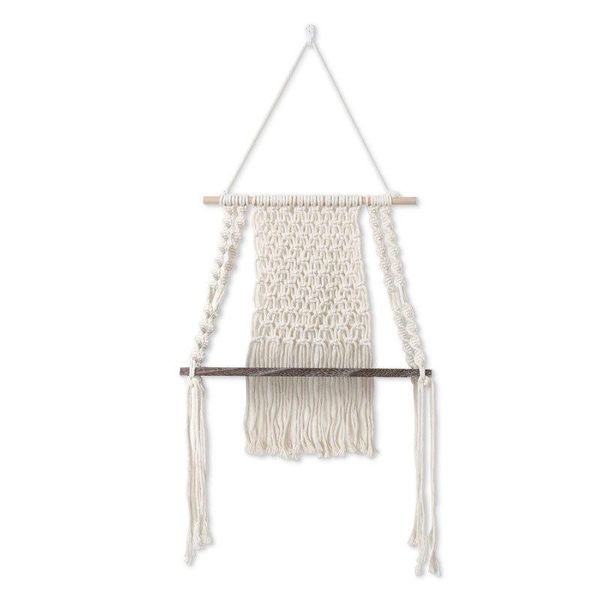 macrame wall hanging rope floating shelf plant rack boho tapestry home decor 17.7x38.6inch other
macrame wall hanging rope floating shelf plant rack boho tapestry home decor 17.7x38.6inch other