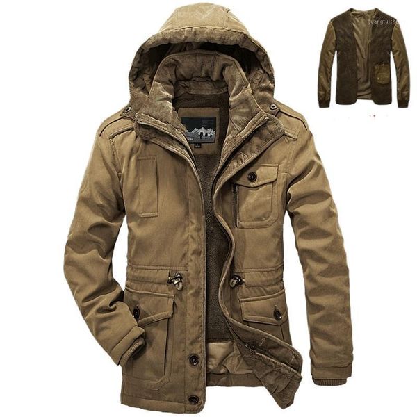 men's down & parkas parker coat casual classic winter jacket windproof warm hooded fashion outer plush thickening warmth, Black
men's down & parkas parker coat casual classic winter jacket windproof warm hooded fashion outer plush thickening warmth, Black
