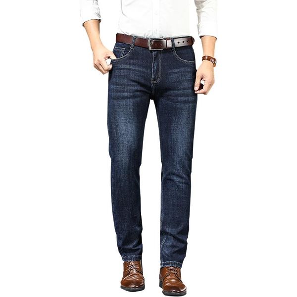 men's jeans fashion brand straight clothing slim men autumn business casual 2021 man oversize denim pants trousers stretch, Blue
men's jeans fashion brand straight clothing slim men autumn business casual 2021 man oversize denim pants trousers stretch, Blue