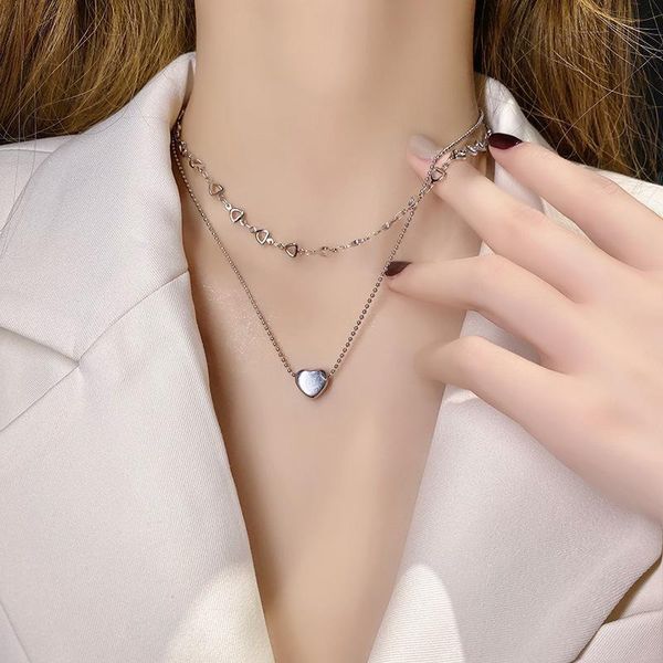 pendant necklaces mrzmsz stainless steel multilayer for women hip hop punk heart-shaped necklace trendy vintage jewelry gifts, Silver
pendant necklaces mrzmsz stainless steel multilayer for women hip hop punk heart-shaped necklace trendy vintage jewelry gifts, Silver